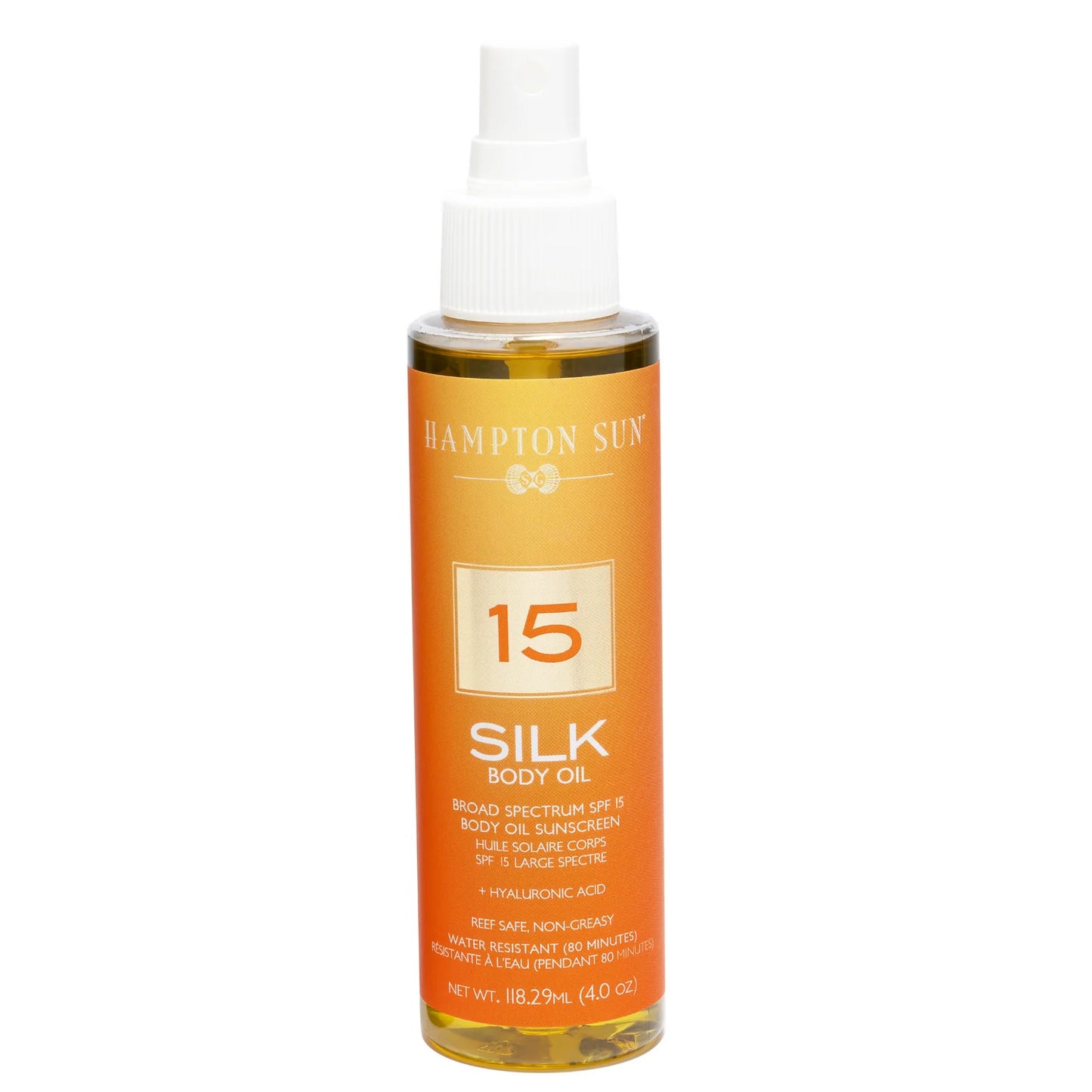 Hampton Sun SILK Body Oil - SPF 15