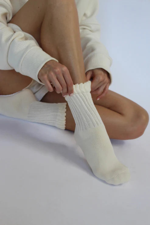 Na Nin FiFi Socks in Alabaster