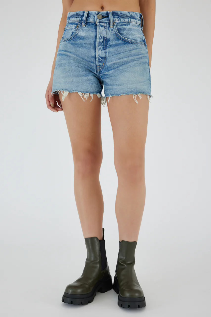 Moussy Vintage Troppard Denim Shorts in Light Blue