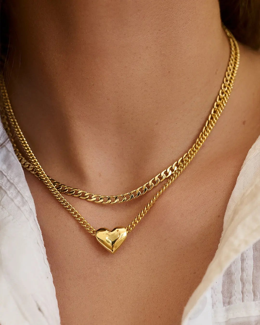 Gorjana Lou Helium Heart Necklace