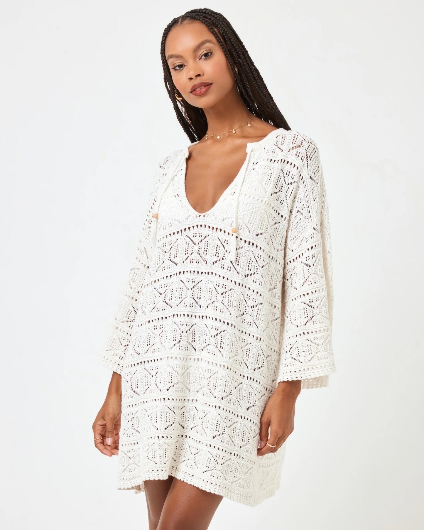 LSpace Diamond Eyes Cover-Up in Cream