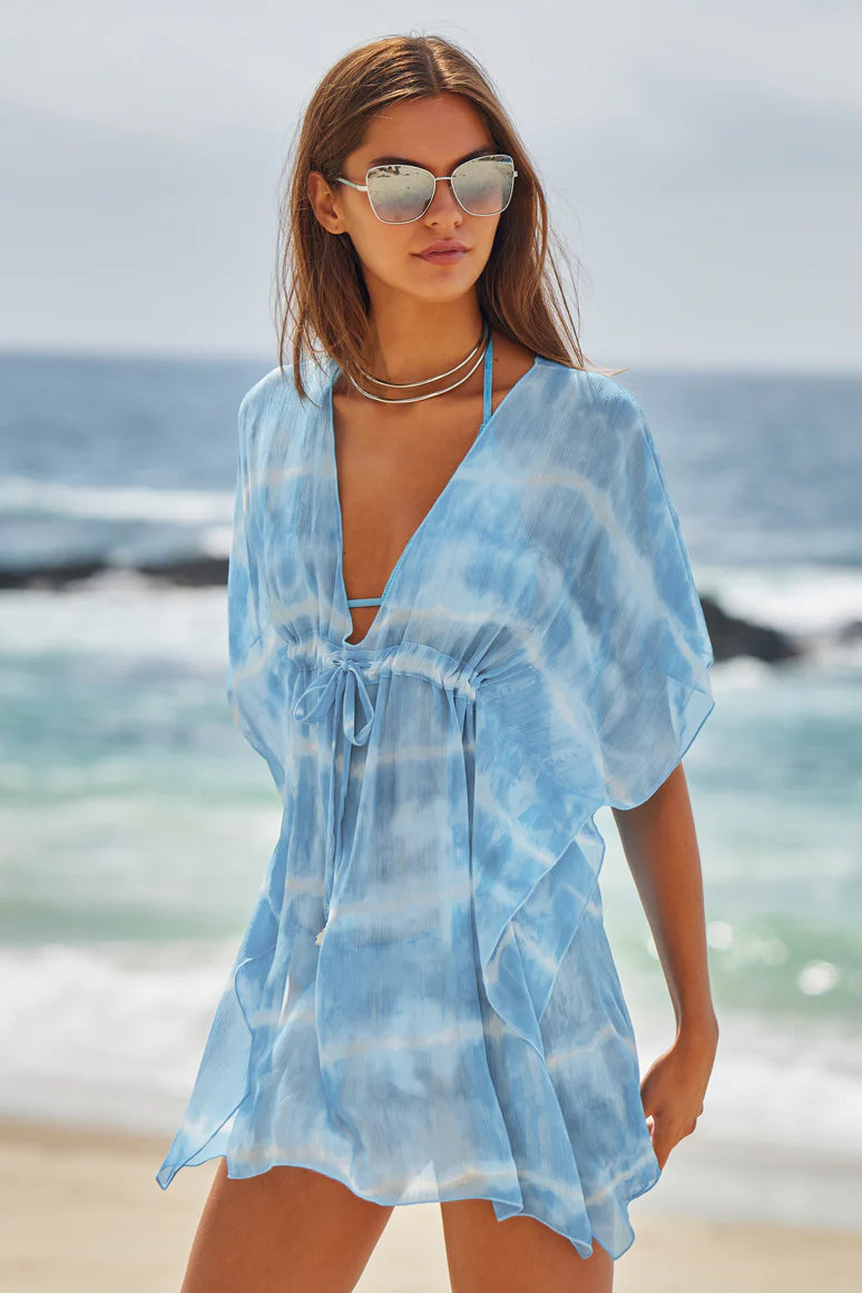 Becca Washed Away Tunic in Ice Blue