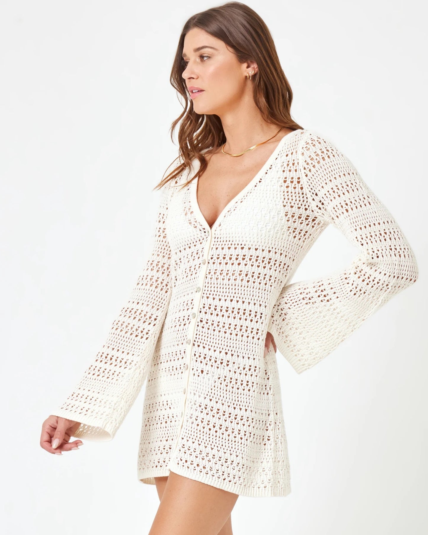 LSpace Sofia Cover-Up in Cream