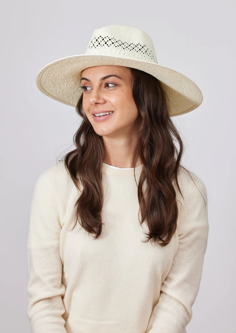 Hat Attack Luxe Packable Sunhat in Bleach