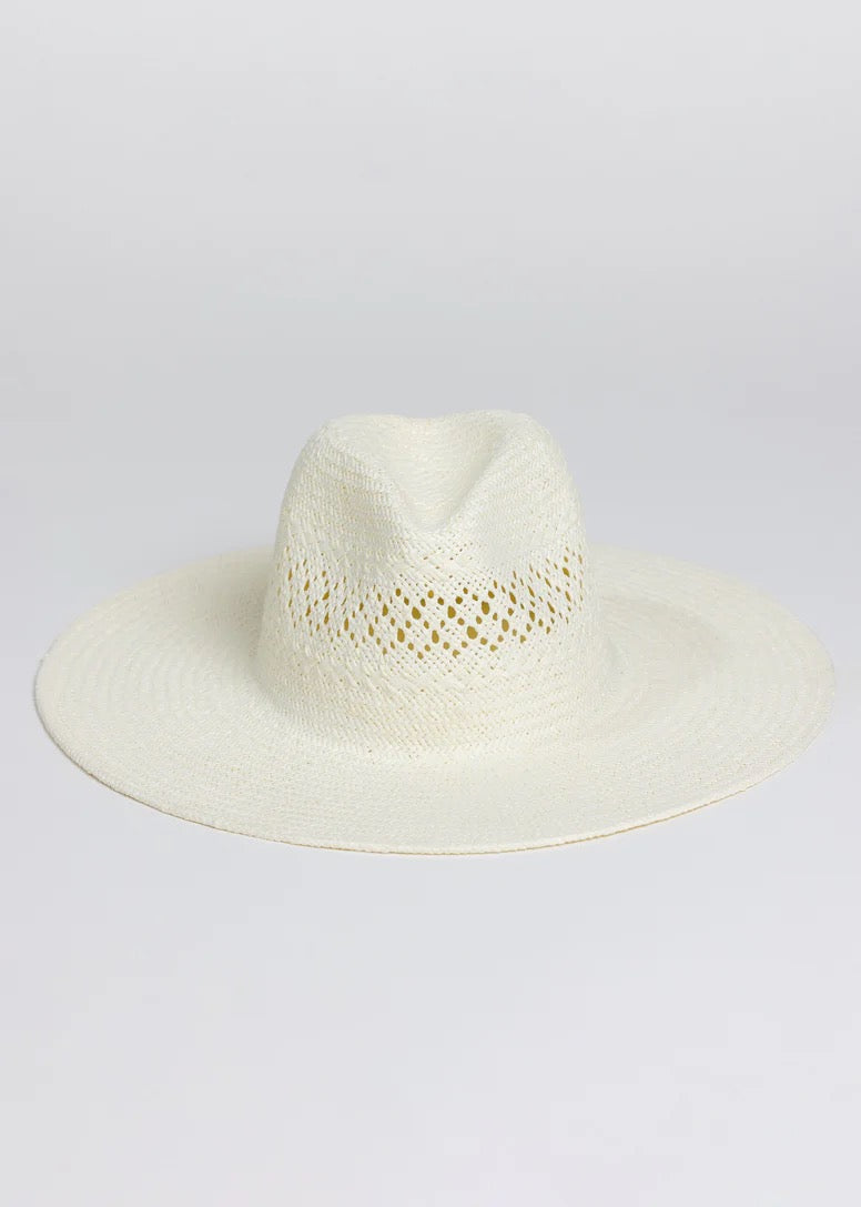 Hat Attack Luxe Packable Sunhat in Bleach