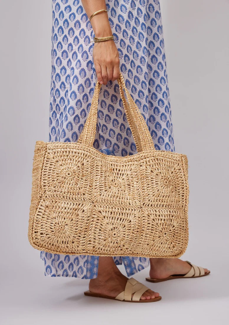 Hat Attack Portia Luxe Tote Natural