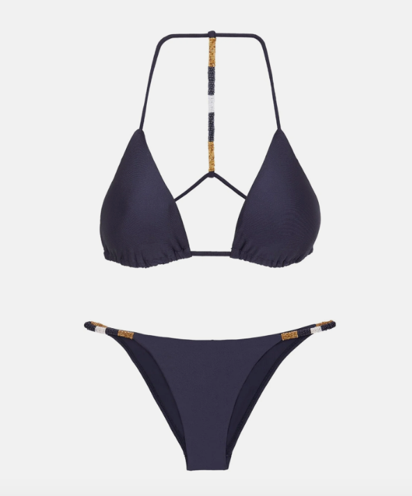 ViX Ella Brazilian Bottom in Navy