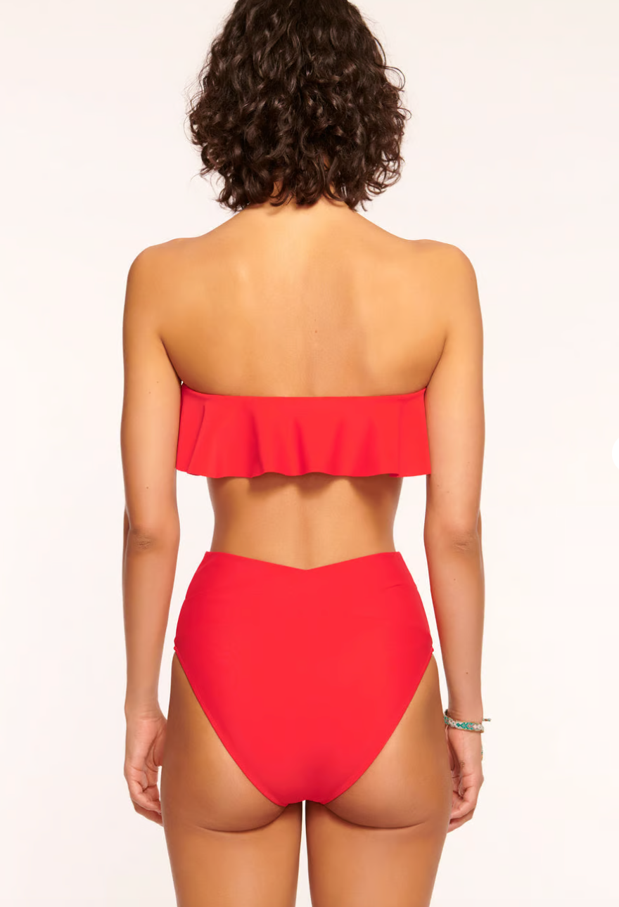 Ramy Brook Luella Bikini Bottom in Flame