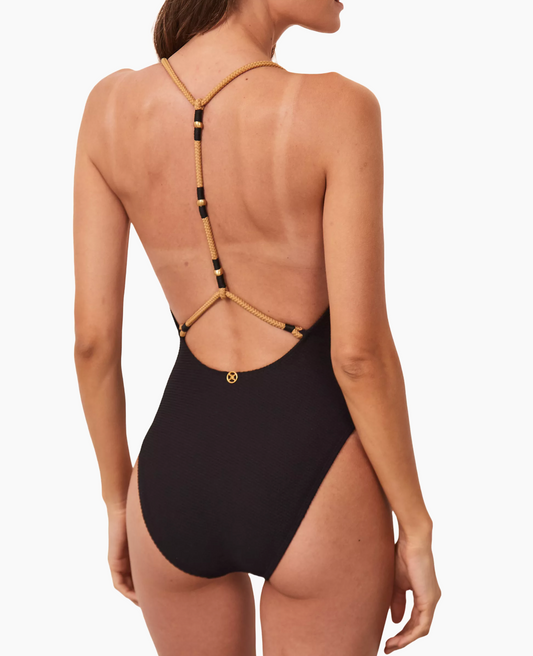 Vix Maiori Layla One Piece Swimsuit Full in Black