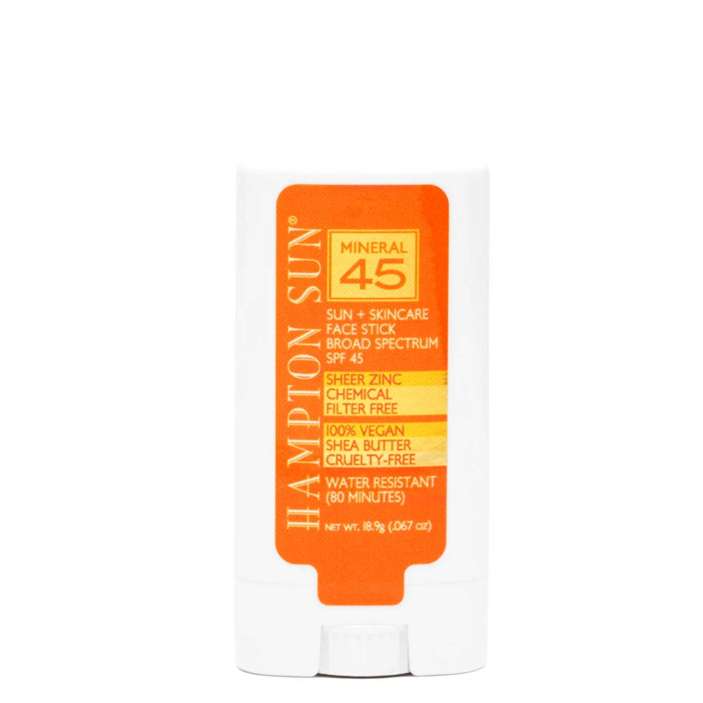 Hampton Sun SPF 45 Mineral Face Stick