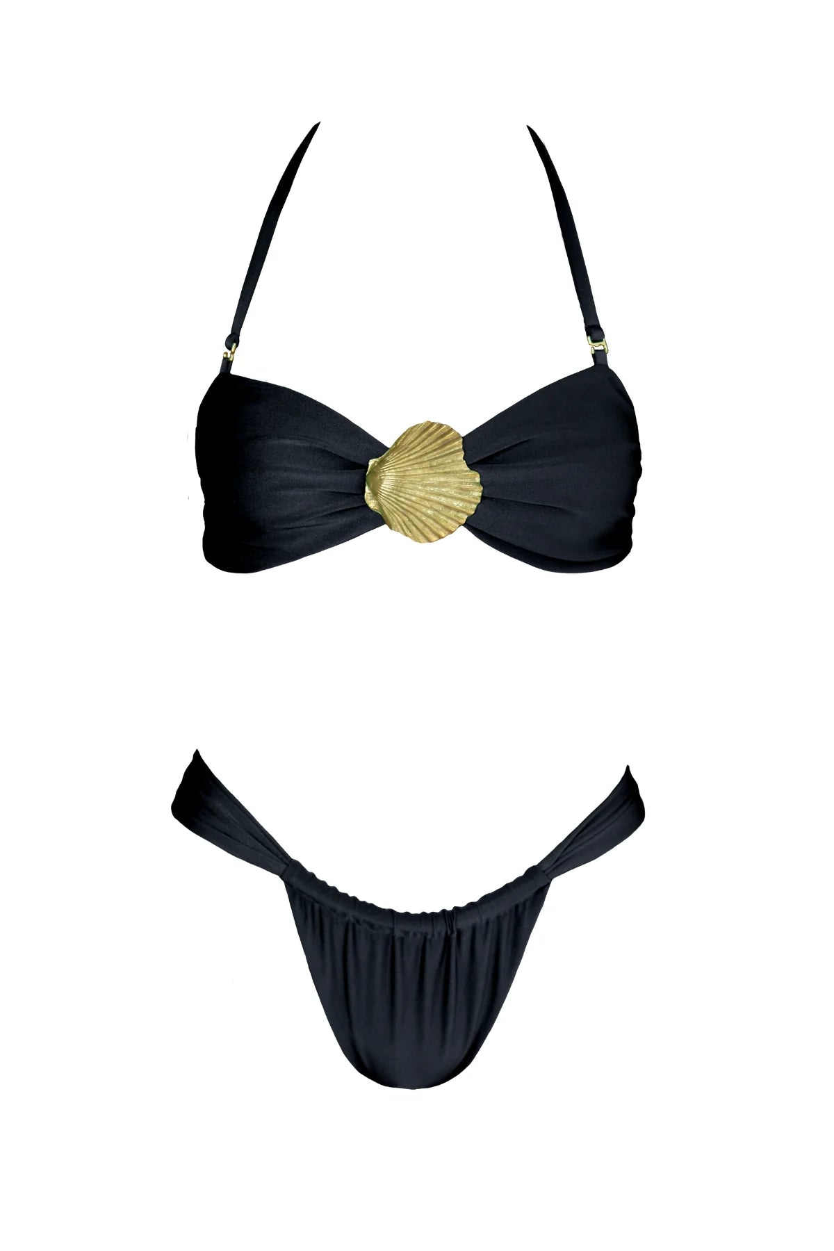 Mare Bikini Bottom in Onyx