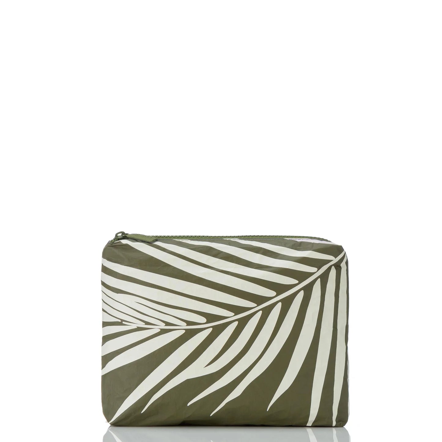 Aloha Small Shade Pouch in Creme on Olive