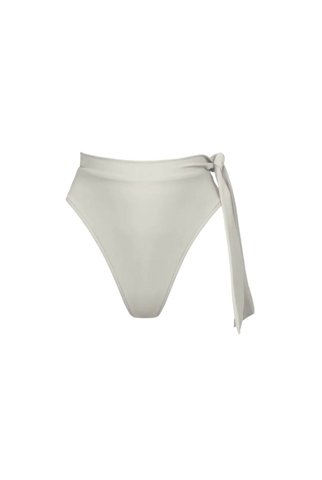 Away That Day Tahiti High Waisted Bikini Bottom in Ivory